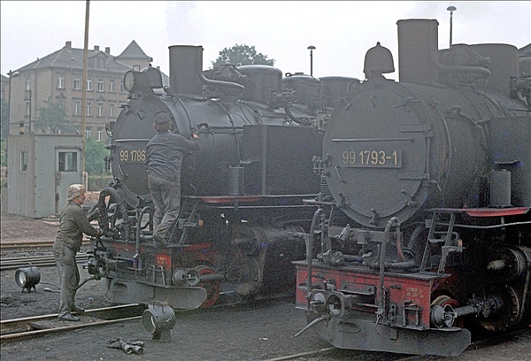 Foto:: DR 99 1793-1 / Radebeul / 19.08.1977 (Foto,Fotos,Bilder,Bild,)
