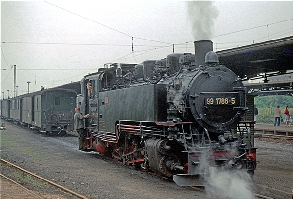 Foto:: DR 99 1786-5 / Radebeul / 19.08.1977 (Foto,Fotos,Bilder,Bild,)