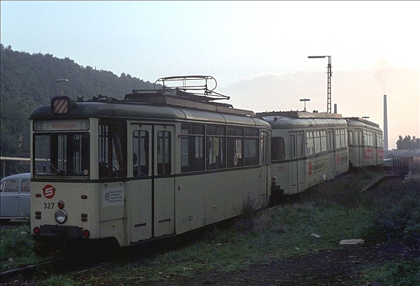 Foto:: HST 327 + HST 51 + HST 50 / Hagen / Oktober 1977 (Foto,Fotos,Bilder,Bild,)