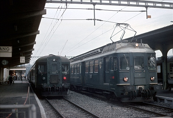 Foto:: M.Th.B. ABDe 4/4 Nr. 11 / Konstanz / 26.12.1977 (Foto,Fotos,Bilder,Bild,)