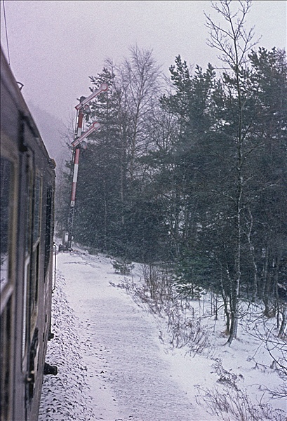 Foto:: Formsignal / Titisee - Seebrugg / 30.12.1977 (Foto,Fotos,Bilder,Bild,)