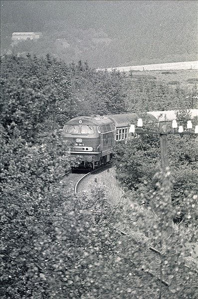 Foto:: DB 218 134-5 / Oberbruegge - Halver / 03.06.1978 (Foto,Fotos,Bilder,Bild,)