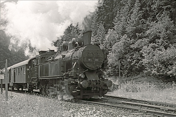 Foto:: OeBB 197.301 / Praebichl / 23.07.1978 (Foto,Fotos,Bilder,Bild,)