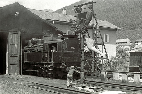 Foto:: OeBB 197.301 / Eisenerz / 23.07.1978 (Foto,Fotos,Bilder,Bild,)