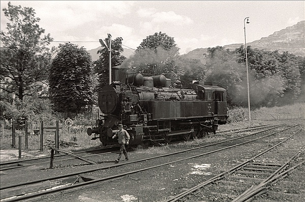 Foto:: OeBB 197.301 / Eisenerz / 23.07.1978 (Foto,Fotos,Bilder,Bild,)