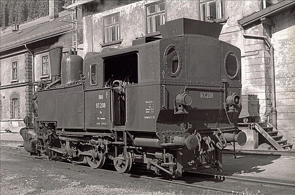 Foto:: OeBB 97 208 / Vordernberg / 23.07.1978 (Foto,Fotos,Bilder,Bild,)