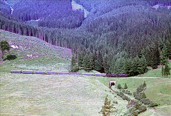 Foto:: OeBB 97 208 + OeBB 197 301 / Praebichl - Vordernberg / 23.07.197 (Foto,Fotos,Bilder,Bild,)