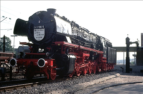 Foto:: DB 043 196-5 / Salzbergen / 03.10.1978 (Foto,Fotos,Bilder,Bild,)