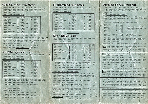 Foto:: Faltblatt / 30.12.1978 / Bregenz (Foto,Fotos,Bilder,Bild,)