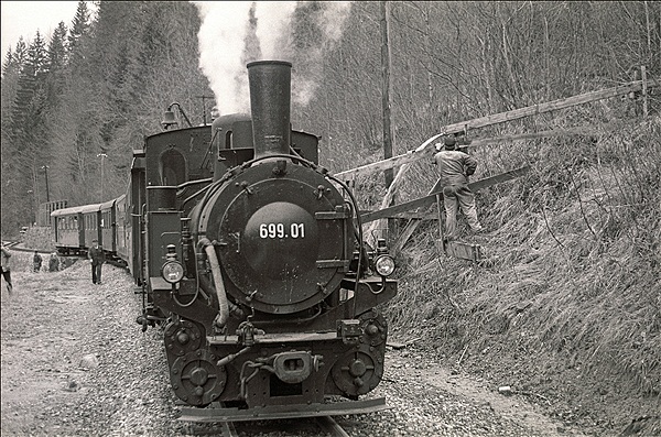Foto:: OeBB 699.01 / Lingenau-Hittisau / 30.12.1978 (Foto,Fotos,Bilder,Bild,)