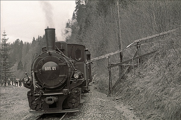 Foto:: OeBB 699.01 / Lingenau-Hittisau / 30.12.1978 (Foto,Fotos,Bilder,Bild,)