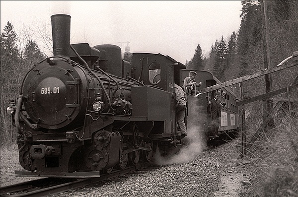 Foto:: OeBB 699.01 / Lingenau-Hittisau / 30.12.1978 (Foto,Fotos,Bilder,Bild,)