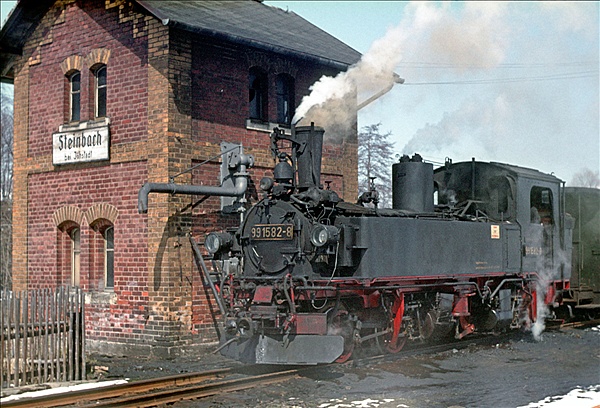 Foto:: DR 99 1582-8 / Steinbach / 10.04.1979 (Foto,Fotos,Bilder,Bild,)