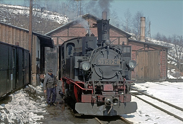 Foto:: DR 99 1582-8 / Joehstadt / 10.04.1979 (Foto,Fotos,Bilder,Bild,)