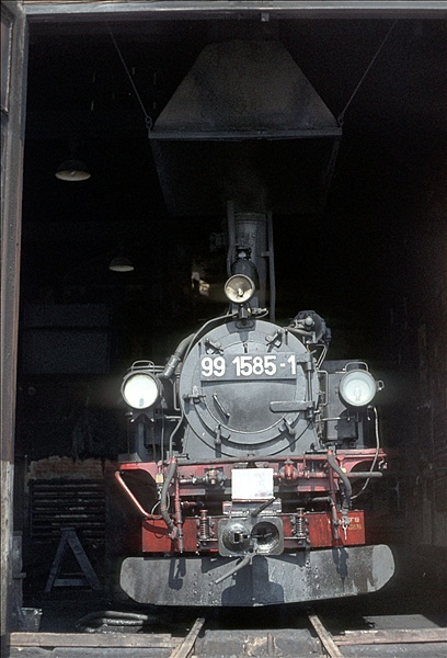 Foto:: DR 99 1585-1 / Joehstadt / 10.04.1979 (Foto,Fotos,Bilder,Bild,)