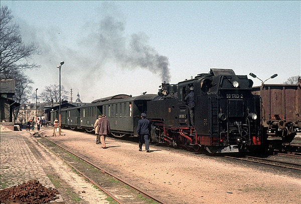 Foto:: DR 99 1783-2 / Radeburg / 11.04.1979 (Foto,Fotos,Bilder,Bild,)