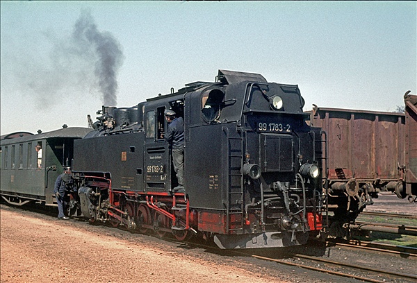 Foto:: DR 99 1783-2 / Radeburg / 11.04.1979 (Foto,Fotos,Bilder,Bild,)