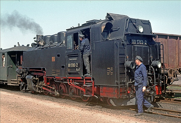 Foto:: DR 99 1783-2 / Radeburg / 11.04.1979 (Foto,Fotos,Bilder,Bild,)