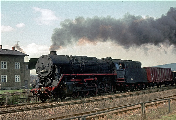 Foto:: DR 44 0851-4 / Saalfeld / April 1979 (Foto,Fotos,Bilder,Bild,)