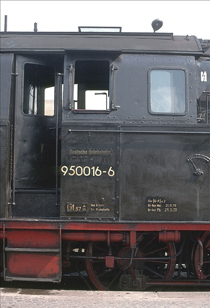 Foto:: DR 95 0016-6 / Saalfeld / April 1979 (Foto,Fotos,Bilder,Bild,)