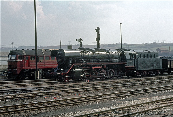 Foto:: DR 44 0618-7 / Saalfeld / April 1979 (Foto,Fotos,Bilder,Bild,)