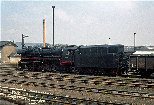Foto:: DR 44 0618-7 / Saalfeld / April 1979 (Foto,Fotos,Bilder,Bild,)