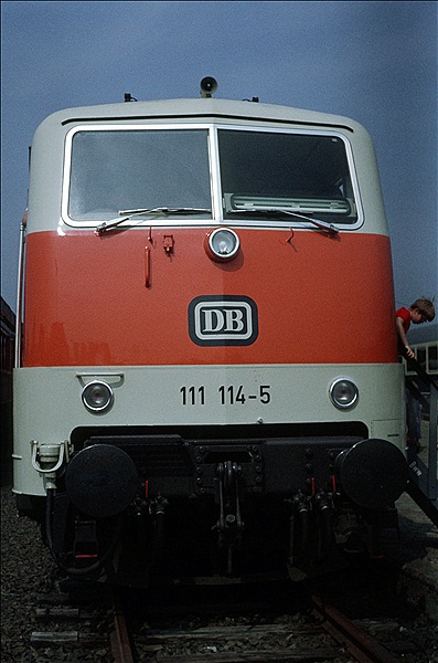 Foto:: DB 111 114-5 / Wuppertal / 09.06.1979 (Foto,Fotos,Bilder,Bild,)