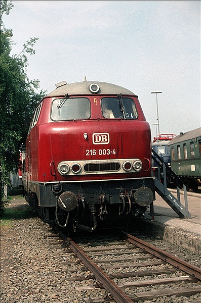 Foto:: DB 216 003-4 / Wuppertal / 09.06.1979 (Foto,Fotos,Bilder,Bild,)