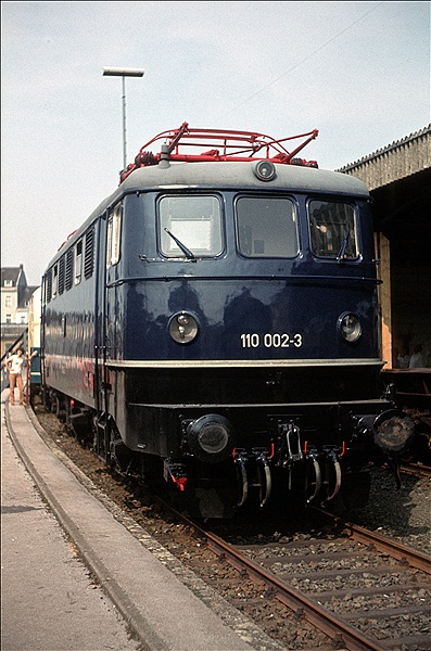 Foto:: DB 110 002-3 / Wuppertal / 09.06.1979 (Foto,Fotos,Bilder,Bild,)