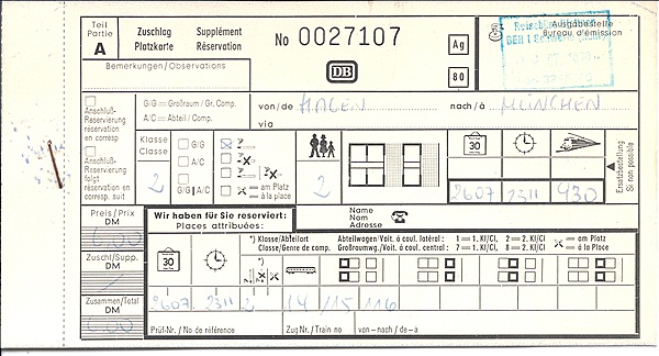 Foto:: Platzkarte / Hagen / 26.07.1979 (Foto,Fotos,Bilder,Bild,)