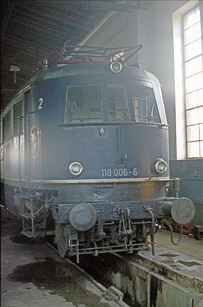 Foto:: DB 118 006-6 / Nuernberg / 27.07.1979 (Foto,Fotos,Bilder,Bild,)