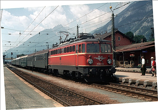 Foto:: OeBB 1042.602 / Jenbach / 29.07.1979 (Foto,Fotos,Bilder,Bild,)