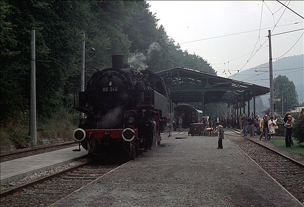 Foto:: DB 86 346 / Bad Herrenalb / 29.09.1979 (Foto,Fotos,Bilder,Bild,)