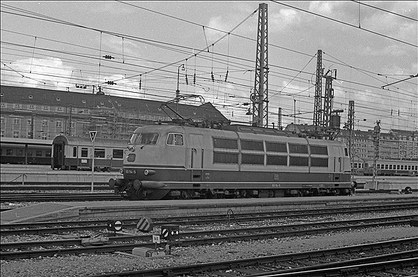 Foto:: DB 103 114-5 / Muenchen / 16.02.1980 (Foto,Fotos,Bilder,Bild,)