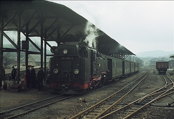Foto:: DR 99 1789-9 / Dippoldiswalde / 07.04.1980 (Foto,Fotos,Bilder,Bild,)