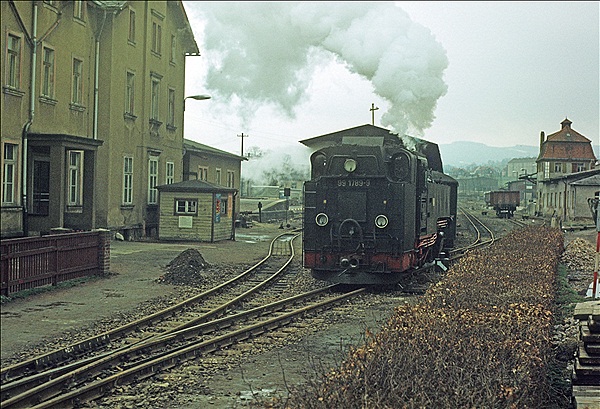 Foto:: DR 99 1789-9 / Dippoldiswalde / 07.04.1980 (Foto,Fotos,Bilder,Bild,)