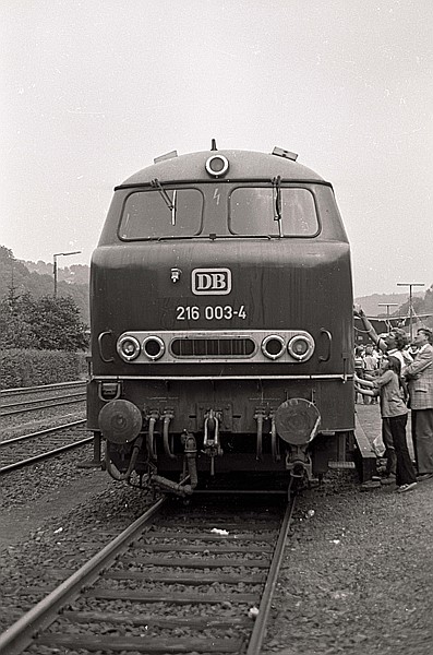 Foto:: DB 216 003-4 / Bruegge / 10.08.1980 (Foto,Fotos,Bilder,Bild,)
