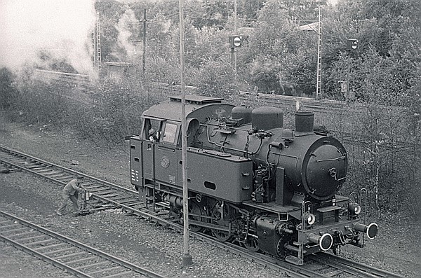 Foto:: Lok 5 Hespertalbahn / Bochum / 23.08.1980 (Foto,Fotos,Bilder,Bild,)