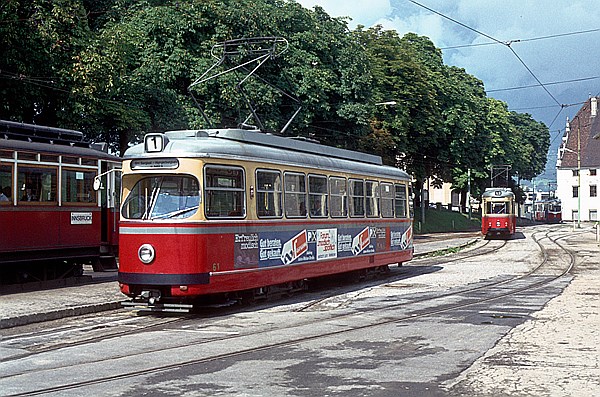 Foto:: IVB 2 + IVB 61 + IVB 86 / Innsbruck / 10.09.1980 (Foto,Fotos,Bilder,Bild,)