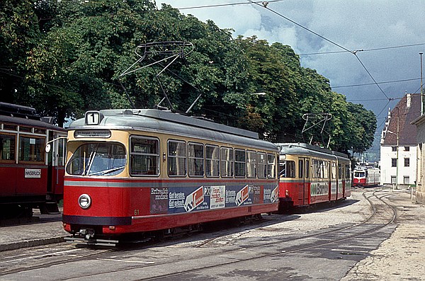 Foto:: IVB 61 + IVB 86 / Innsbruck / 10.09.1980 (Foto,Fotos,Bilder,Bild,)