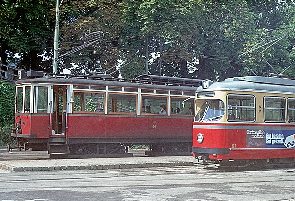 Foto:: IVB 2 + IVB 61 / Innsbruck / 10.09.1980 (Foto,Fotos,Bilder,Bild,)
