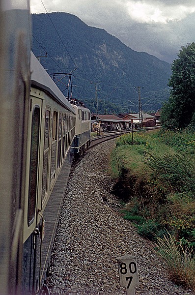 Foto:: DB 111 055-0 / Ohlstadt / 11.09.1980 (Foto,Fotos,Bilder,Bild,)