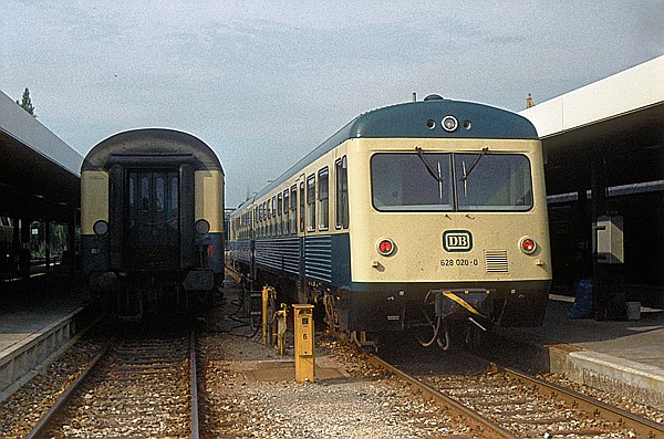 Foto:: DB 628 020-0 / Lindau / 17.09.1980 (Foto,Fotos,Bilder,Bild,)