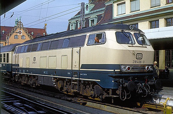 Foto:: DB 218 438-0 / Lindau / 17.09.1980 (Foto,Fotos,Bilder,Bild,)
