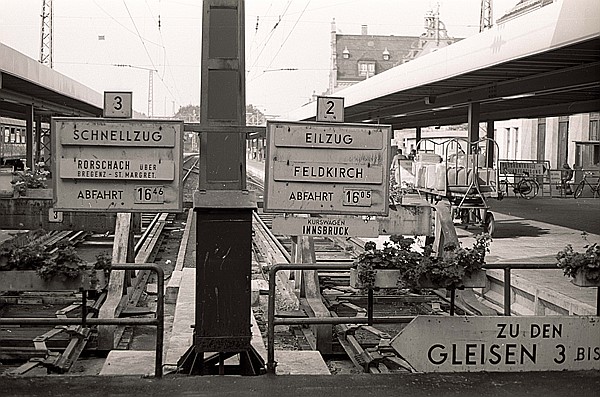 Foto:: Fahrtrichtungsanzeiger / Lindau / 17.09.1980 (Foto,Fotos,Bilder,Bild,)