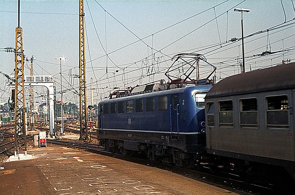 Foto:: DB 110 / Stuttgart / 19.09.1980 (Foto,Fotos,Bilder,Bild,)