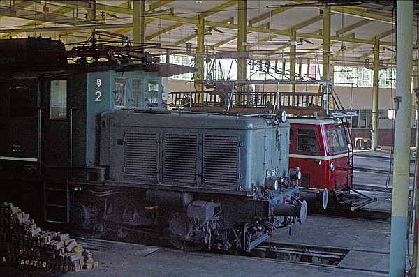 Foto:: DB 194 158-2 + Turmkleinwagen Klv 61 - 9104 / Garmisch-Partenkir (Foto,Fotos,Bilder,Bild,)