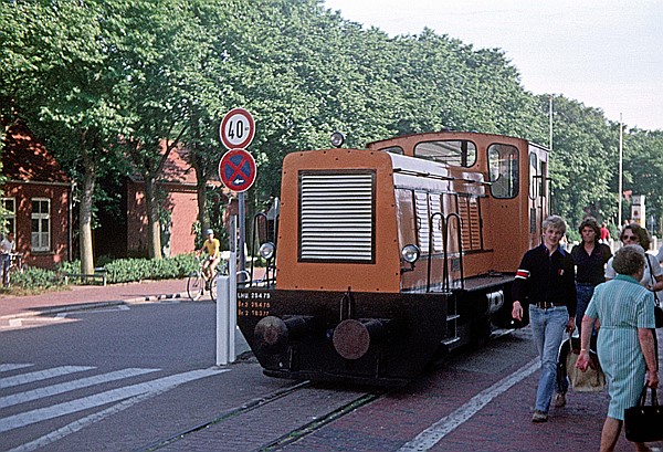 Foto:: BKB Lok Muenster / Borkum / 22.08.1981 (Foto,Fotos,Bilder,Bild,)