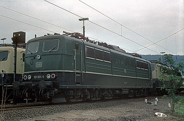 Foto:: DB 151 001-5 / Hagen / 11.07.1981 (Foto,Fotos,Bilder,Bild,)