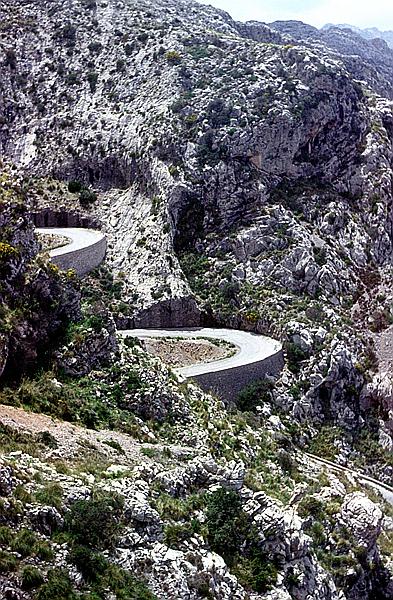 Foto:: Strasse / Sa Calobra / Mai 1984 (Foto,Fotos,Bilder,Bild,)